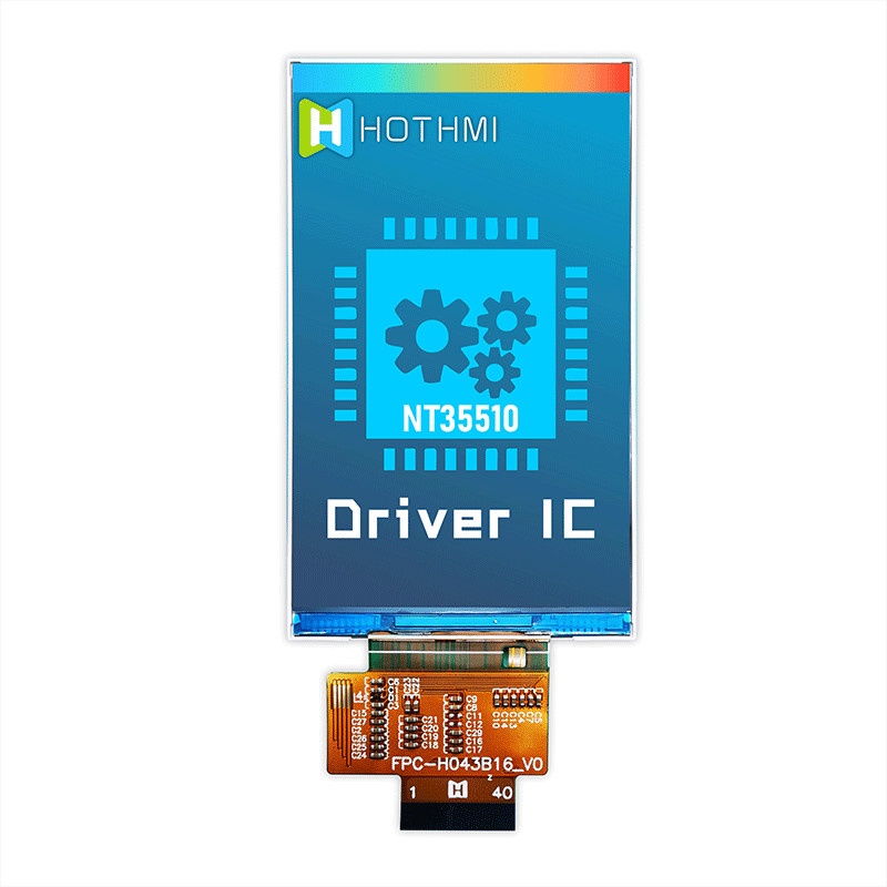 4.3 Inch TFT LCD Vertical Screen 480x800 IPS LCD Monitors TFT LCD Display Manufacturer