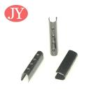 jiayang fashion customized logo U shape copper metal tips metal aglet draw cord