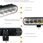 12 Inch 50W Led Bar Driving Lights For Lada Niva 4x4 Off road Trucks Trailer