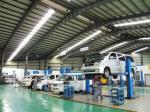 Car Repair Shops Steel Structure Workshop / Prefab Steel Buildings For
