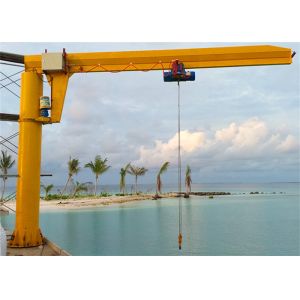 China Marine Electric Hoist Column Swing Boat Jib Crane 360 Degree on sale