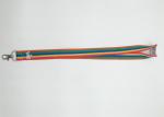 Rainbow custom logo Silk Screen Lanyards , safety release lanyards with buckle
