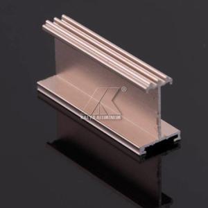 China Good Durability Aluminium Edge Trim Profiles Brushed Rose Gold Easy Construction factory