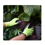 15 Gauge Nylon Spandex Knit XL Protective Gardening Carrying Latex Gloves