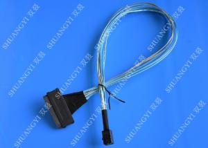 China SFF 8087 To SFF 8484 Internal SAS Cable Speed 10Gb Silver Plated Copper Conductor factory