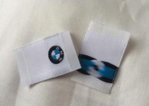 China Small Apparel Clothing Fabric Labels , Washable Woven Sewing Labels Personalized factory