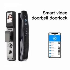 China Household Tuya Wifi Smart Door Lock With Face Recognition factory