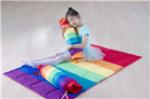 Neckroll Cushion Meditation Blanket Plus Picnic Tool Multi-functional Bamboo