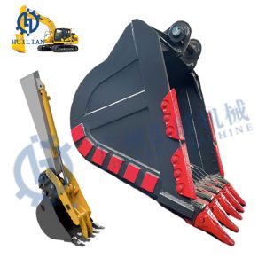 China Heavy Duty High Strength Bucket Rock Digging Bucket For CX360B CX210B CX75SR CX36B CX75 CX80C CX700B Excavator Attachmen factory