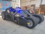 event party deco batman's car model carmobile as decoration statue in shop/ mall