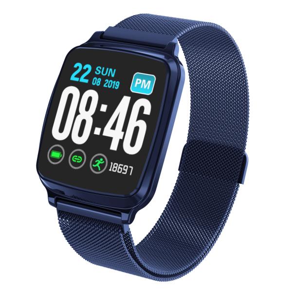 1.3inch Square Shape Smartwatch 170mAH M10 Full Screen Touch Pedometer Heart