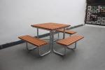 Commercial Outdoor Recycled Plastic Picnic Table And Chair OEM ODM