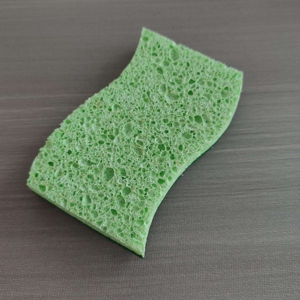 Customizable Eco-Friendly Kitchen Sponge Scourer with 100% Biodegradable Materials and Highly Effective Cleaning Power