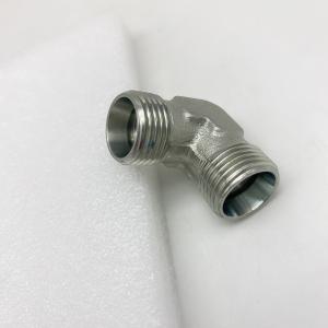 China CNC Metric Hydraulic Tube Fittings High Pressure Carbon Steel Swivel Nut 90 Elbow factory
