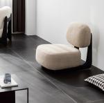 Solid Wood Leisure Lounge Fabric Living Room Furniture Sofa Nordic Chair 50pcs
