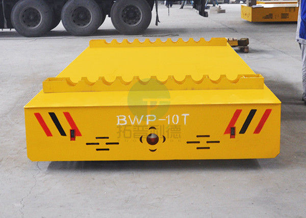 5-40MT Foundry Material Handling Motorized Plantform Transport Cart For Dies, Molds, Coils