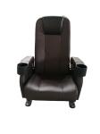 Artificial Leather Media Room Furniture 2+1 Layout For Auditorium Conference
