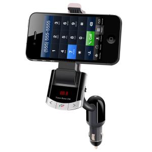 China Bluetooth FM Transmitter Car Kit phone Holder factory