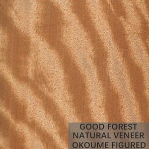China Hotel Decoration Okoume Natural Wood Veneer Unusual Figured Grain factory