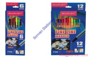 China gift colored box packed fineliner set,fashion colored fineliner marker pen,fine art pen factory