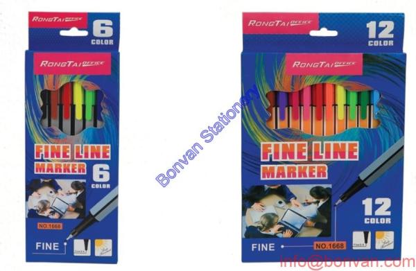 gift colored box packed fineliner set,fashion colored fineliner marker pen,fine