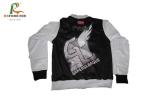 Button Down Printed Hooded Sweatshirt Jacket Team Uniforms Anti - Shrink
