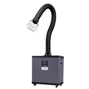 China FES200 210W Solder Smoke Extractor Portable Welding Fume Extractor Black factory