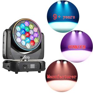China 110-240V/50-60HZ 19*40w Moving Head Bee Eye Stage Light for Wedding DJ Bar Party Disco factory