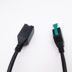 Custom Logo 24V PoweredUSB Cable 12V Male To Female Extension Cable