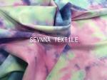 Tie Dyed Free Cuttable Stretchy 230GSM Yoga Wear Fabric