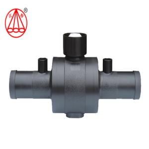China Black Pe Electrofusion Fittings , PE Ball Valve For Natural Gas Pipe factory
