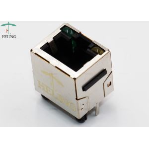 15 U" Right Angle Cat 5 RJ45 Connections For Networking / Communication