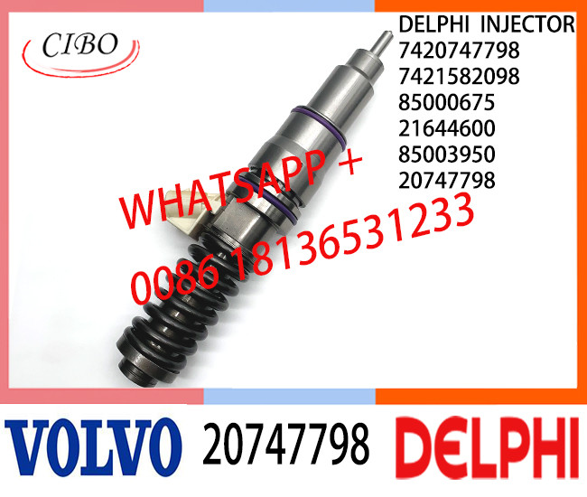 Common Rail Fuel Diesel Injector 20747798 85000675 85003950 7421582098 21644600 E3.18 for VOL (REN-AULTT) MD9 3503