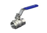 Two Pieces Female Thread Gas Brass Ball Valve With Stainless Steel Long Handle