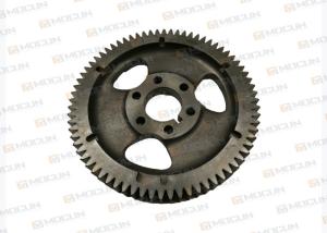 China Gray Color Crankshaft Timing Gear Mini Excavator Parts , Cast Steel Engine Crankshaft Parts 3955152 factory