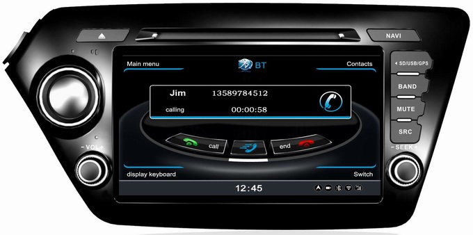 Ouchuangbo 1080P 3G Host HD Screen S100 for Kia K2 /Rio 2011 Auto Multimedia GPS Car Pc Radio Video Player OCB-106