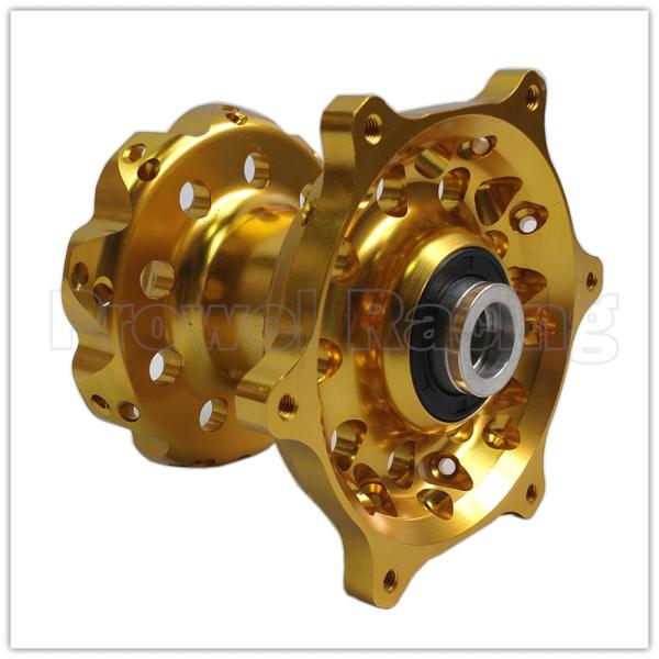 Orange Lightweight CNC Billet Motorcycle Wheel Hubs for Suzuki RMZ50 450 Replace/Repair