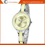KM09 Fashion Jewelry Watches Woman Stainless Steel Pink Quartz Analog Watch