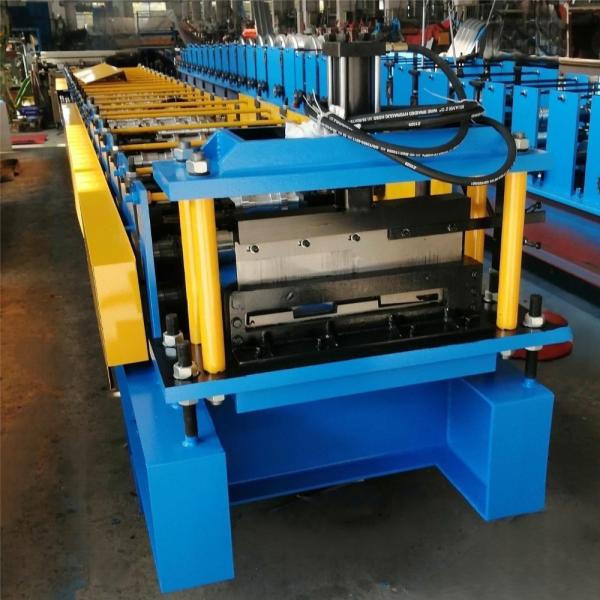 0.8mm Roof Wall Panel Roll Forming Machine Color Coated Aluminum Soffit Fascia