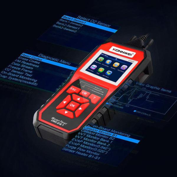 OBD2 KW850 Konnwei Car Diagnostic scaner automotriz Engine Light Fault Code Reader