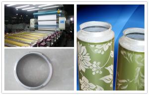 China 640 819mm Repeat Ni Nickel Rotary Screen 125Mesh For Textile Printing factory