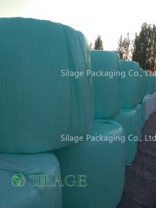 China 500mm Green Color Silage Film For Round Bales of Silage factory