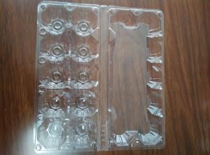 stock egg tray 12 holes shenzhen factoryPVC/PET/blister products  folding boxes