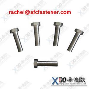 China 904L hex cap screw din1.4539 uranus B6 uns n08904 factory