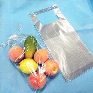 China China Manufacturer Recycle Self Adhesive Micro Perforated Bag Vest Handle Bags Packaging Bag For Fruit factory