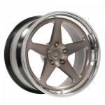 20 inch 3-piece forged deep lip wheels negative offset 5*120 rim for BMW 535