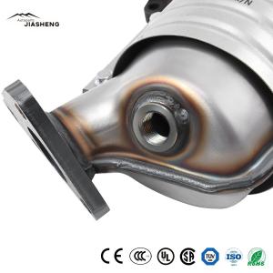 China High Flow Steel Catalytic Converter Lower fuel consumption ISO9001 factory