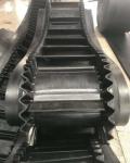 Non Working Surface 0mm-4.5mm Steel Wire Rope Inclined Conveyor Belts For Powder