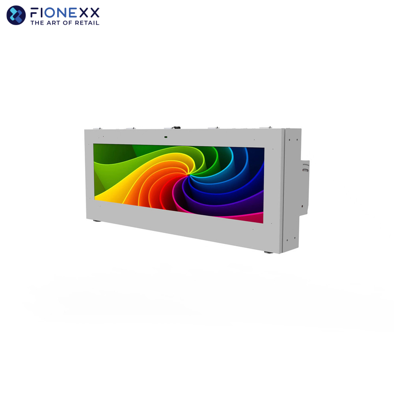 3000cd/m2 Bus Stop Digital Signage Stretched 58.4 Inch Touch panel Optional