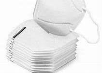 Gray Color FFP1 Disposable Dust Respirators , Dust Proof Mask Adjustable